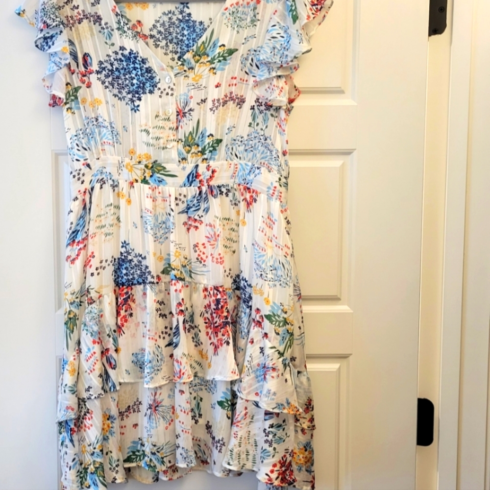 Ellison floral mini dress
